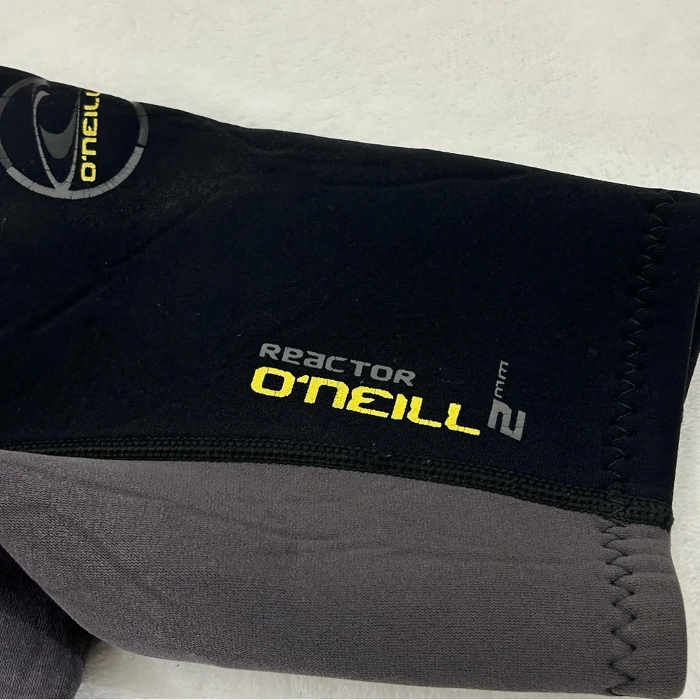 O'NEILL Reactor 2mm Black & Gray Short Sleeve Shorty Surf Wetsuit Men’s S/M